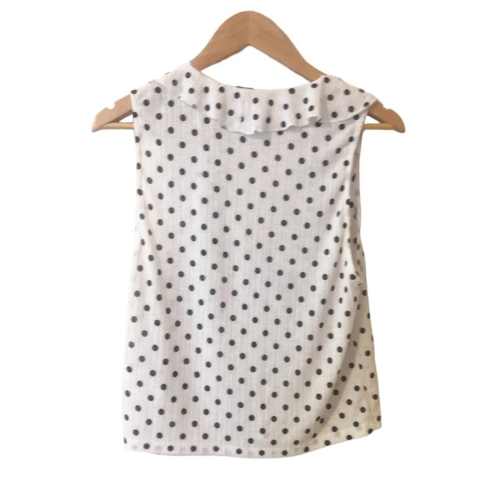 Zara Polka Dot Ruffle Tank Small - Picture 5 of 5